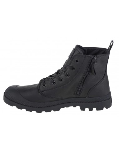 Palladium Pampa Δερμάτινα Μαύρα Ανδρικά Αρβυλάκια με Φερμουάρ 76888-008-M