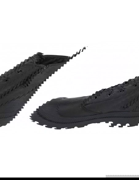 Palladium Pampa Δερμάτινα Μαύρα Ανδρικά Αρβυλάκια με Φερμουάρ 76888-008-M