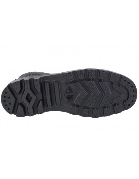 Palladium Pampa Δερμάτινα Μαύρα Ανδρικά Αρβυλάκια με Φερμουάρ 76888-008-M