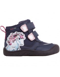 Kappa Παιδικά Sneakers High με Σκρατς Navy Μπλε 280021M-6722