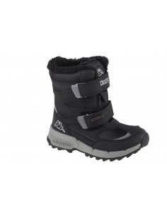 Kappa Cekis Tex K Παιδικές Μπότες Χιονιού με Σκρατς Μαύρες 260903K-1115