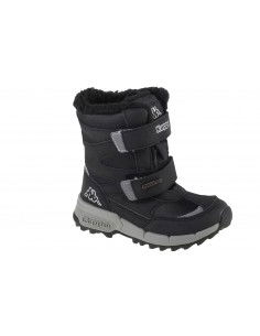 Kappa Cekis Tex K Παιδικές Μπότες Χιονιού με Σκρατς Μαύρες 260903K-1115