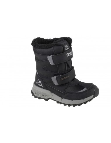 Kappa Cekis Tex K Παιδικές Μπότες Χιονιού με Σκρατς Μαύρες 260903K-1115