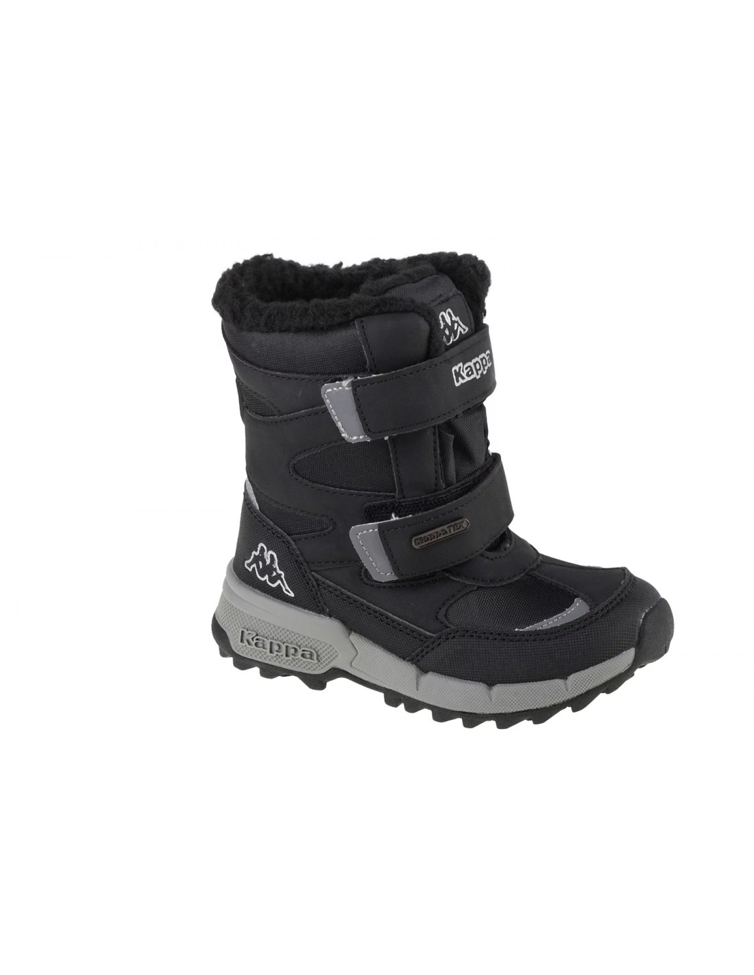 Kappa Cekis Tex K Παιδικές Μπότες Χιονιού με Σκρατς Μαύρες 260903K-1115