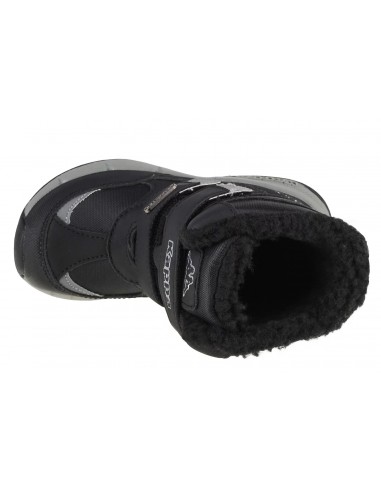 Kappa Cekis Tex K Παιδικές Μπότες Χιονιού με Σκρατς Μαύρες 260903K-1115