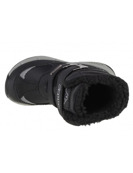 Kappa Cekis Tex K Παιδικές Μπότες Χιονιού με Σκρατς Μαύρες 260903K-1115