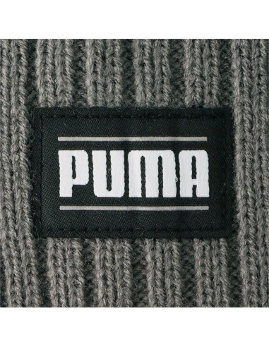 Puma Classic Beanie Ανδρικός Σκούφος με Rib Πλέξη σε Γκρι χρώμα 024038-03
