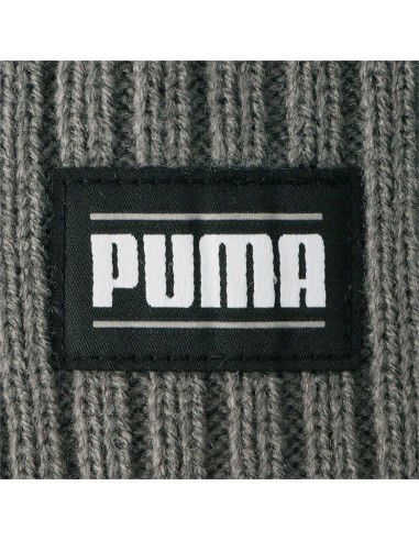 Puma Classic Beanie Ανδρικός Σκούφος με Rib Πλέξη σε Γκρι χρώμα 024038-03