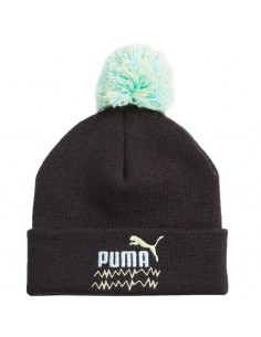 Puma Beanie Παιδικό Σκουφάκι Πλεκτό Μαύρο 024798-01