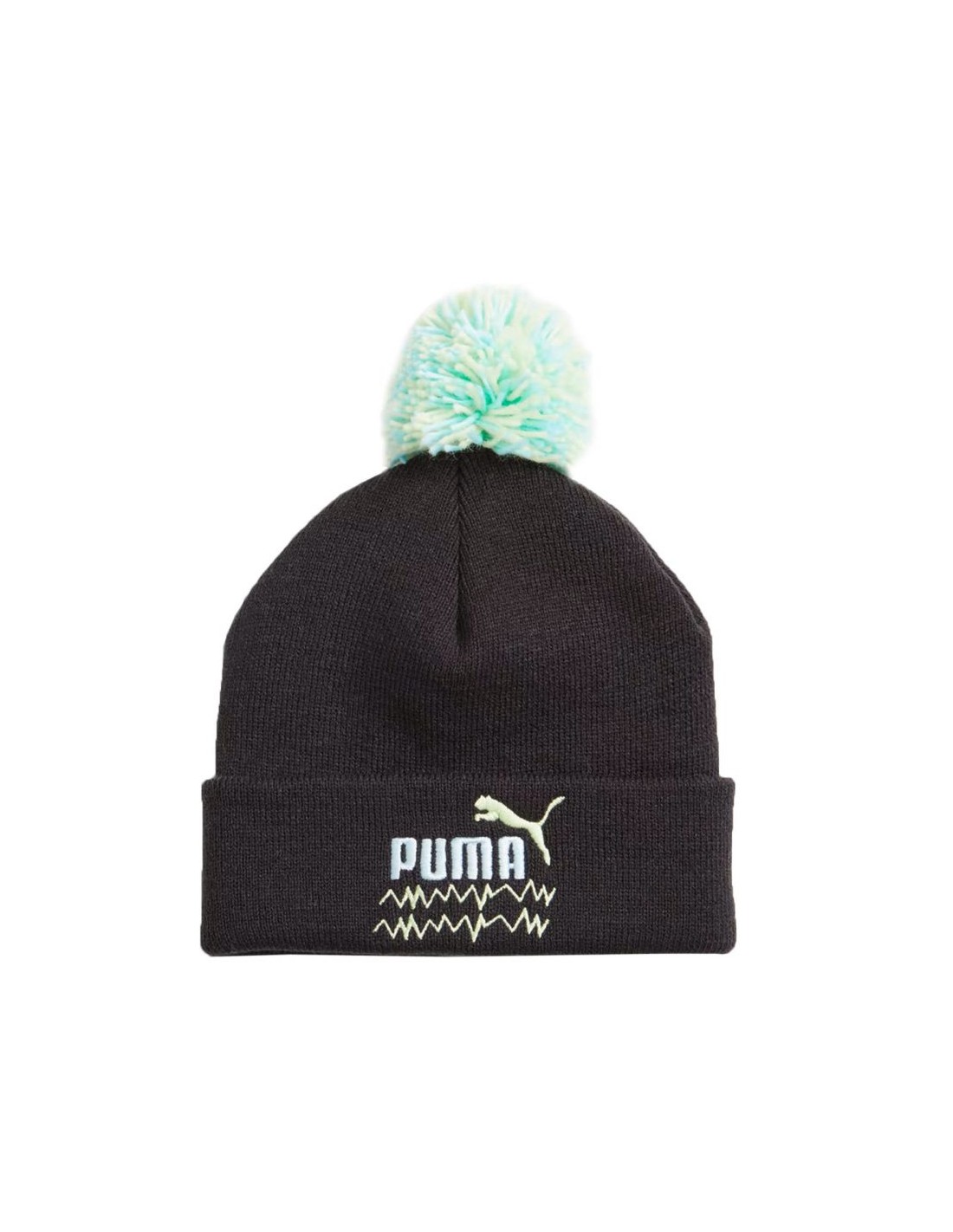 Puma Beanie Παιδικό Σκουφάκι Πλεκτό Μαύρο 024798-01
