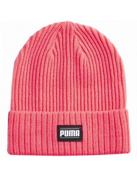 Puma Classic Beanie Ανδρικός Σκούφος με Rib Πλέξη σε Μπεζ χρώμα 024038-07