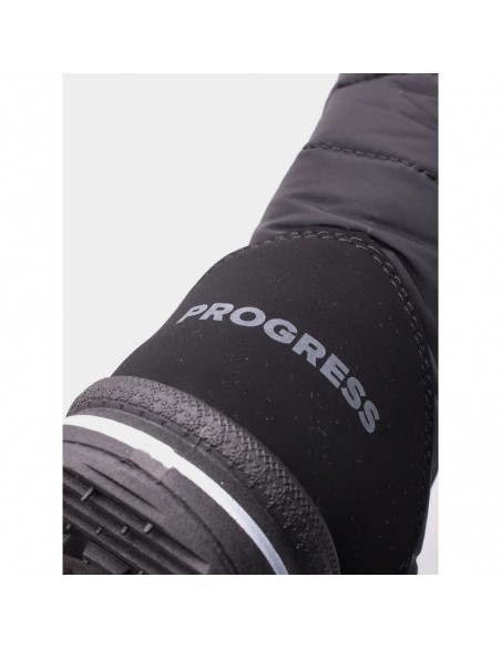 Progress Γυναικεία Μποτάκια με Πλατφόρμα Μαύρα PROGJ-22-130