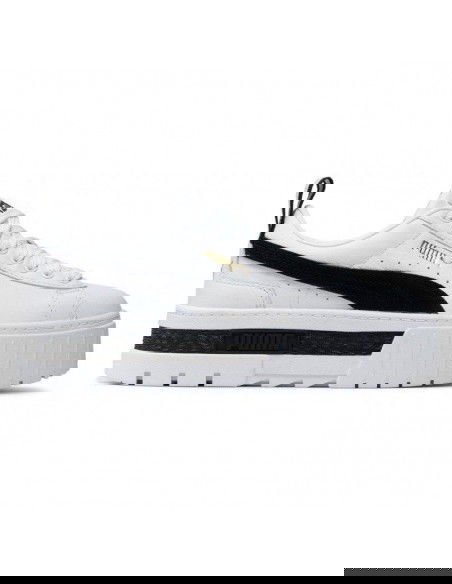 Puma Mayze Γυναικεία Flatforms Sneakers Λευκά 381983-01