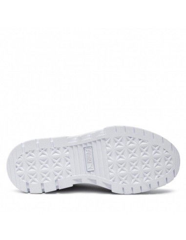 Puma Mayze Γυναικεία Flatforms Sneakers Λευκά 381983-01