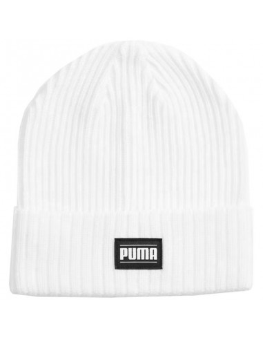 Puma Classic Beanie Ανδρικός Σκούφος με Rib Πλέξη σε Μπεζ χρώμα 024038-07