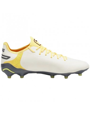 Puma King Ultimate FG/AG 107563-05 Χαμηλά Ποδοσφαιρικά Παπούτσια με Τάπες Κίτρινα