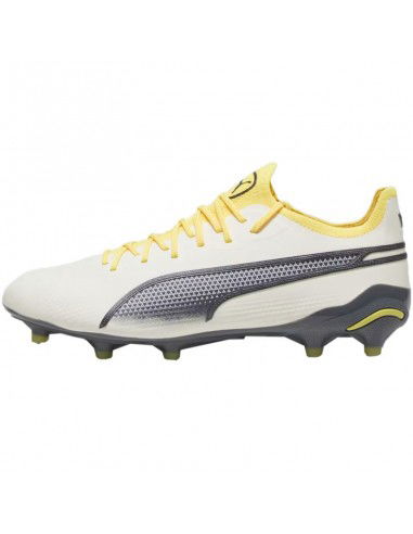 Puma King Ultimate FG/AG 107563-05 Χαμηλά Ποδοσφαιρικά Παπούτσια με Τάπες Κίτρινα