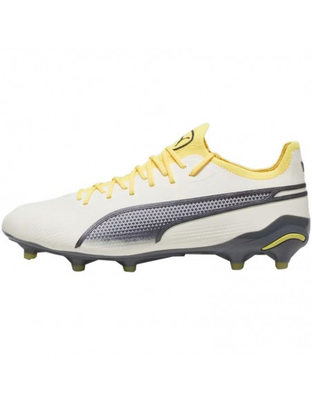 Puma King Ultimate FG/AG 107563-05 Χαμηλά Ποδοσφαιρικά Παπούτσια με Τάπες Κίτρινα