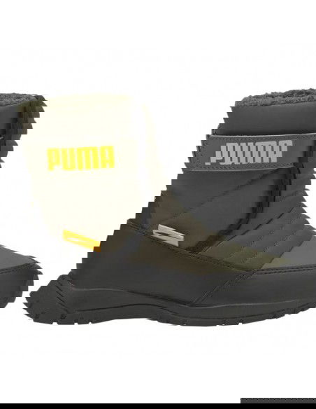 Puma Nieve Boot Παιδικά Μποτάκια Χιονιού με Σκρατς Χακί 380745-02
