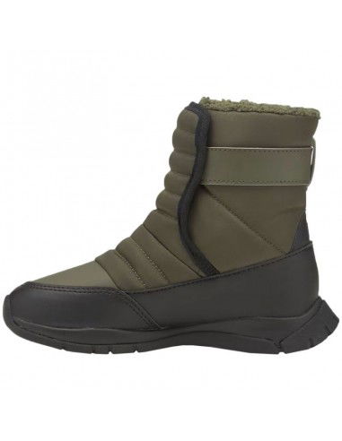 Puma Nieve Boot Παιδικά Μποτάκια Χιονιού με Σκρατς Χακί 380745-02