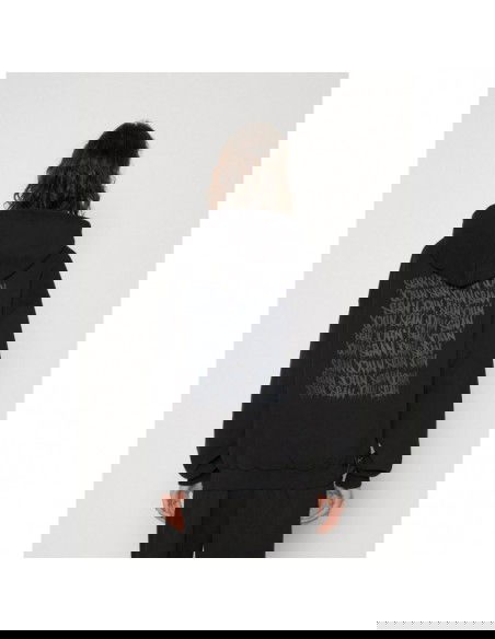 Sean John Ανδρικό Φούτερ με Κουκούλα Μαύρο 6021388