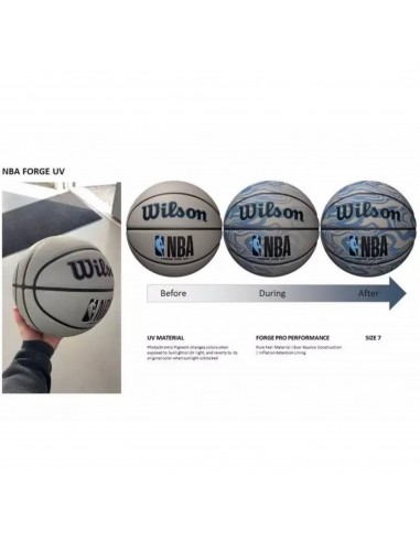 Wilson Forge Pro UV Μπάλα Μπάσκετ Indoor/Outdoor WZ2010801XB