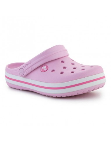 Crocs Παιδικά Ανατομικά Σαμπό Θαλάσσης 207006-6GD Ροζ