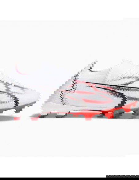 Puma Ultra Match FG/AG 107347-01 Χαμηλά Ποδοσφαιρικά Παπούτσια με Τάπες Λευκά