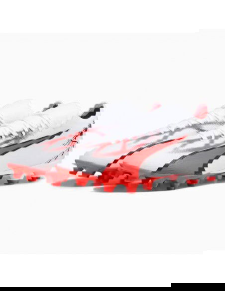 Puma Ultra Match FG/AG 107347-01 Χαμηλά Ποδοσφαιρικά Παπούτσια με Τάπες Λευκά