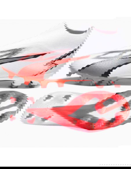 Puma Ultra Match+ Ll FG/AG 107511-01 Ψηλά Ποδοσφαιρικά Παπούτσια με Τάπες Λευκά