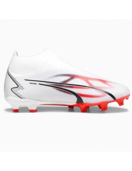 Puma Ultra Match+ Ll FG/AG 107511-01 Ψηλά Ποδοσφαιρικά Παπούτσια με Τάπες Λευκά