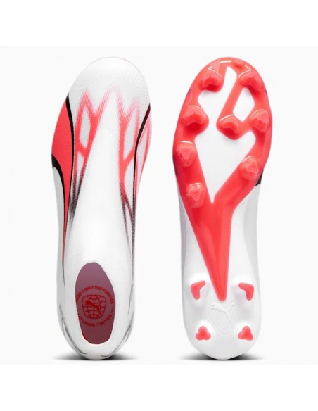 Puma Ultra Match+ Ll FG/AG 107511-01 Ψηλά Ποδοσφαιρικά Παπούτσια με Τάπες Λευκά