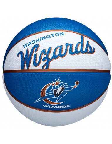 Wilson Team Retro Washington Wizards Mini Μπάλα Μπάσκετ Indoor WTB3200XBWAS