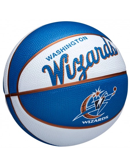 Wilson Team Retro Washington Wizards Mini Μπάλα Μπάσκετ Indoor WTB3200XBWAS