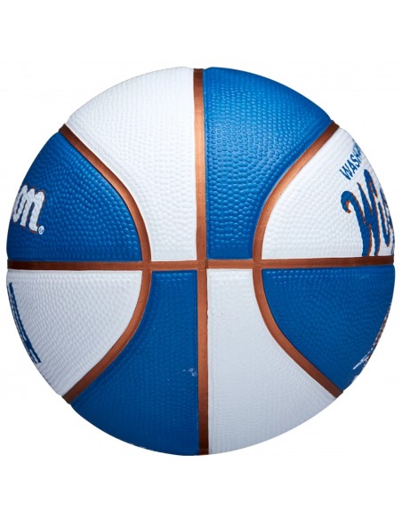 Wilson Team Retro Washington Wizards Mini Μπάλα Μπάσκετ Indoor WTB3200XBWAS