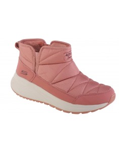 Skechers Puffiez Γυναικεία Chelsea Μποτάκια Ροζ 117260-ROS