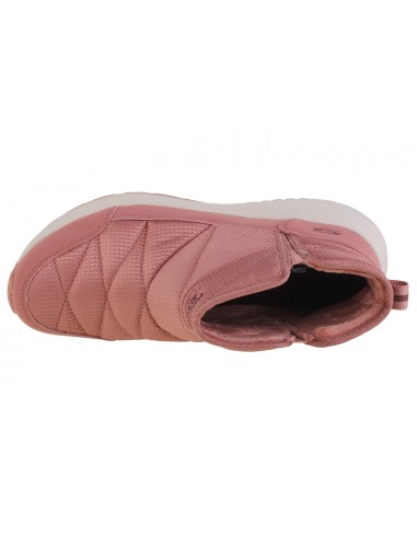 Skechers Puffiez Γυναικεία Chelsea Μποτάκια Ροζ 117260-ROS