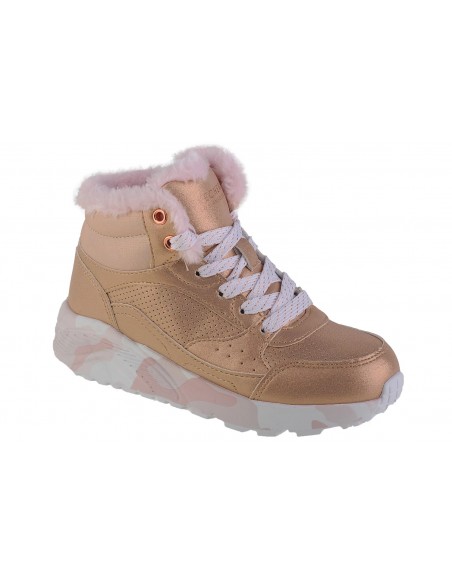 Skechers Αθλητικά Παιδικά Παπούτσια Running Uno Lite 310485L-GDPK Χρυσά