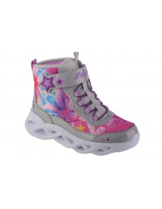 Skechers Sweer Starz Παιδικά Μποτάκια με Σκρατς & Κορδόνια Πολύχρωμα 302690L/SMLT