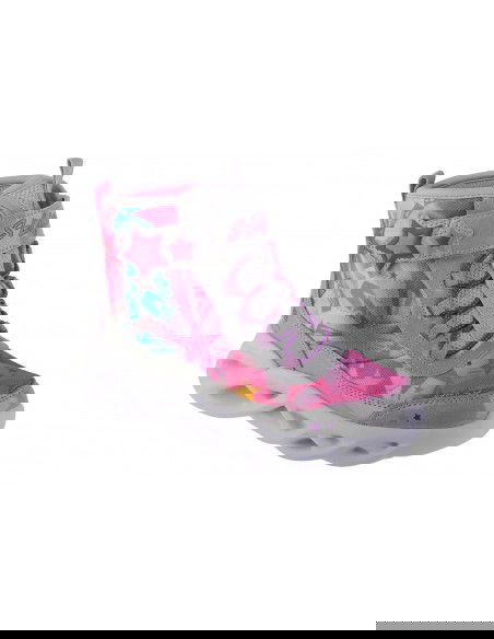 Skechers Sweer Starz Παιδικά Μποτάκια με Σκρατς & Κορδόνια Πολύχρωμα 302690L/SMLT