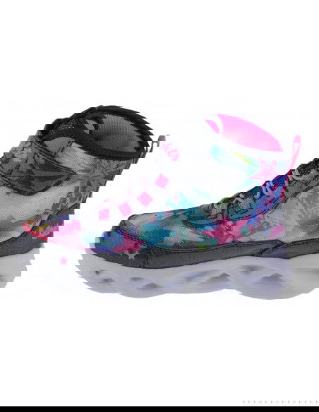 Skechers Sweer Starz Παιδικά Μποτάκια με Σκρατς & Κορδόνια Πολύχρωμα 302690L/NVMT