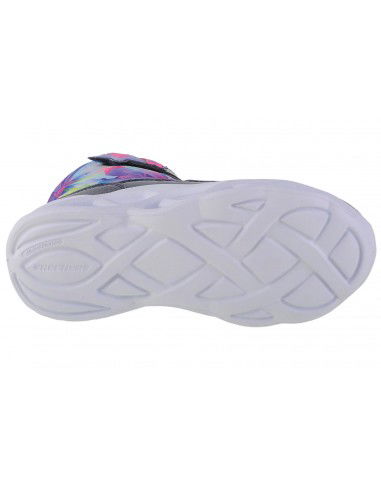 Skechers Sweer Starz Παιδικά Μποτάκια με Σκρατς & Κορδόνια Πολύχρωμα 302690L/NVMT
