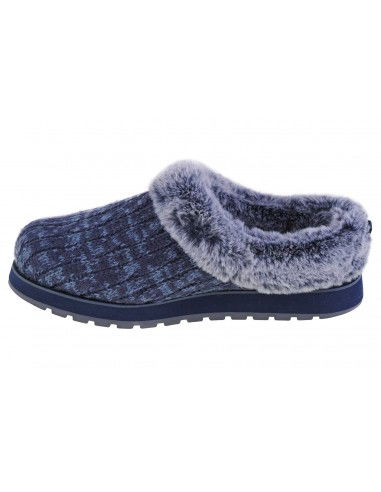 Skechers Χειμερινές Γυναικείες Παντόφλες σε Navy Μπλε χρώμα 31204-NVBL