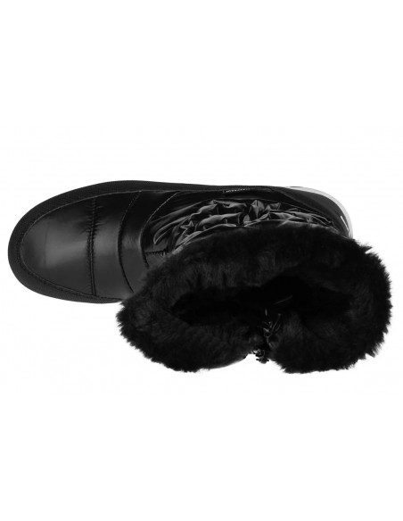 CMP Holse 39Q4996 Γυναικείες Μπότες Χιονιού με Γούνα Μαύρες