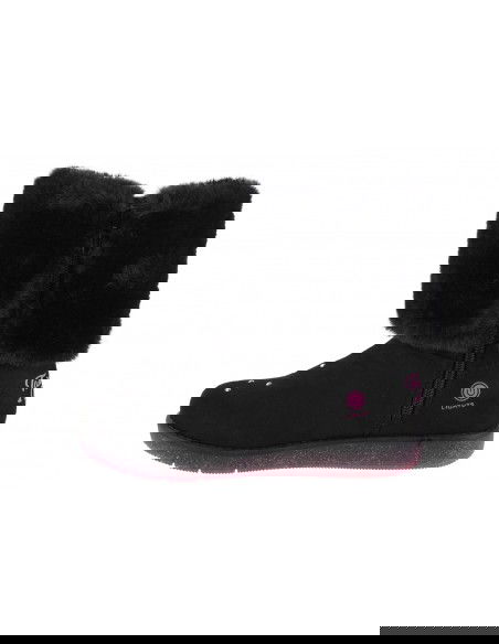 Skechers Glitzy Glam Cozy Παιδικά Μποτάκια Μαύρα 314851L-BLK