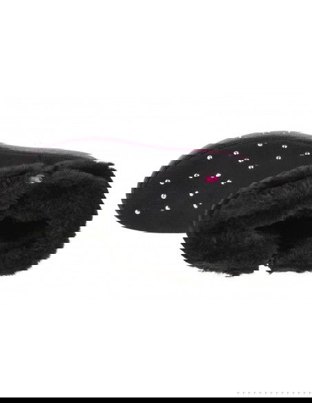 Skechers Glitzy Glam Cozy Παιδικά Μποτάκια Μαύρα 314851L-BLK