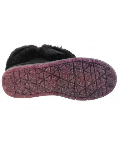Skechers Glitzy Glam Cozy Παιδικά Μποτάκια Μαύρα 314851L-BLK