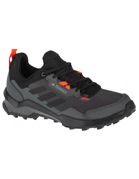 Adidas Terrex Ax4 Primegreen Hiking FZ3280 Ανδρικά Ορειβατικά Παπούτσια Grey Six / Solar Red / Carbon