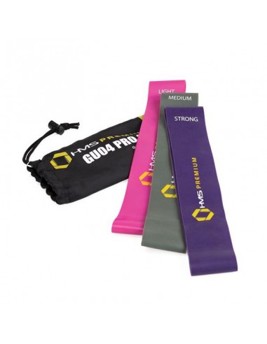 Exercise rubbers set HMS PRO SET GU04