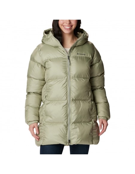 Columbia Μακρύ Γυναικείο Puffer Μπουφάν Χακί 1864791-348